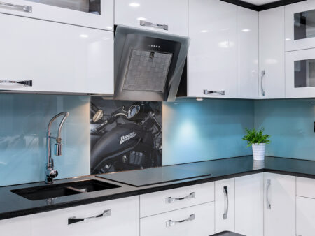 Harley Davidson Kitchen Splashback