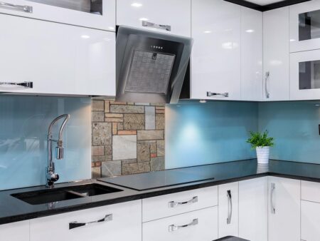 Stone Effect Kitchen Splashback
