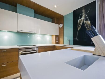 Champagne Glass Wall Panel