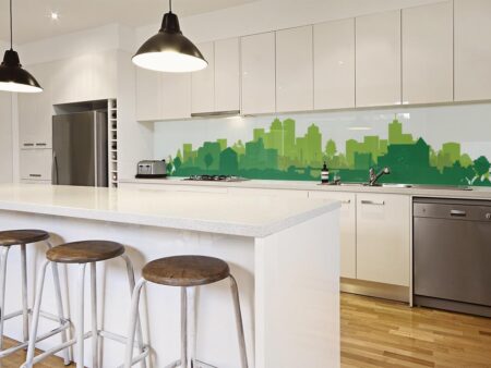 Colour Cityscape Splashback