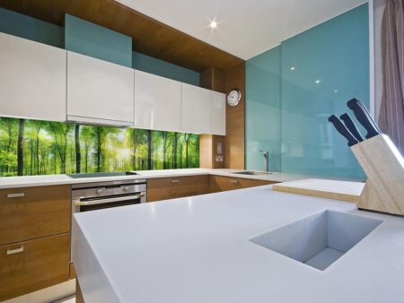 Forest Green Splashback