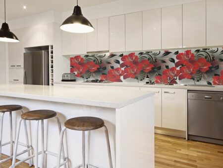 Modern Floral Splashback