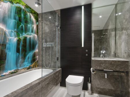 Mountain Waterfall Splashback