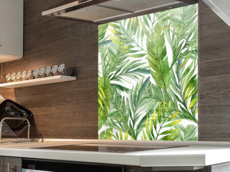 Rainforest Leaf Kitchen Splashback