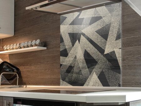 Stippled Handmade Kitchen Splashback