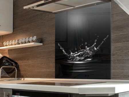 Dark Splash Glass Splashback