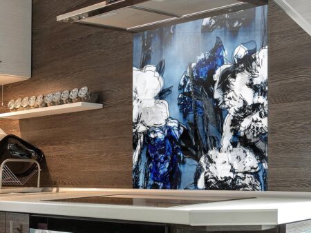 Floral Sketch Art Splashback