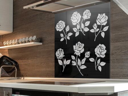 Rose Design Splashback