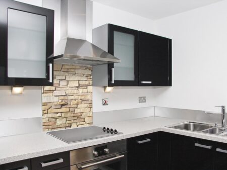 Sandstone Brick Splashback