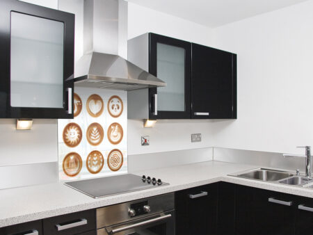 Coffee Art Kitchen Splashback