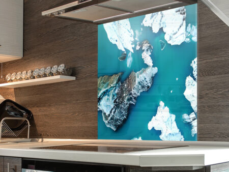 Glaciers From Above Splashback