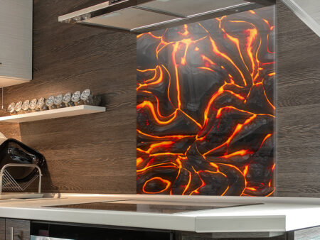Lava Kitchen Splashback
