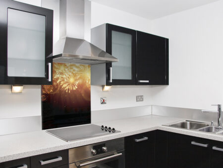 Pebbles Mixed Kitchen Splashback