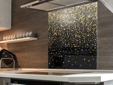 Golden Glitter Sparkles Splashback