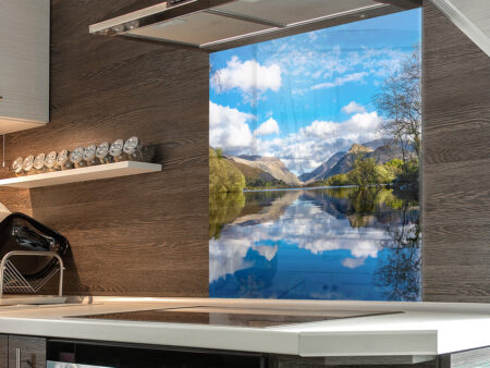 Lake Reflection Kitchen Splashback