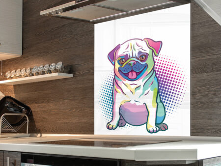 Pop Pug Hob Splashback