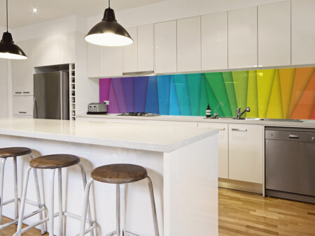 Rainbow Colours Splashback