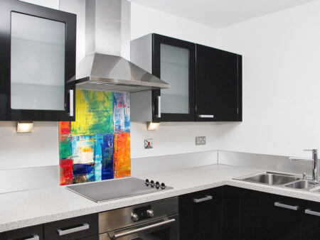Rustic Oil Painting Splashback