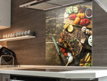 Steak Feast Kitchen Splashback