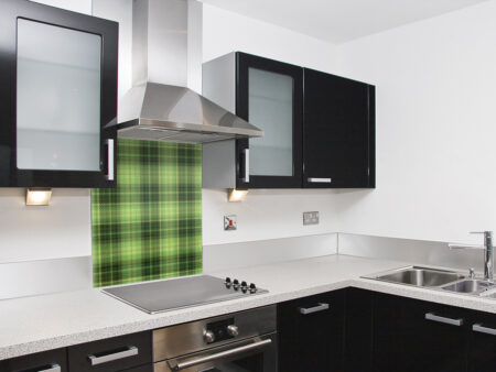 Tartan Kitchen Splashback