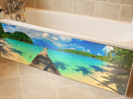 Jetty Blue Sea Bath Panel