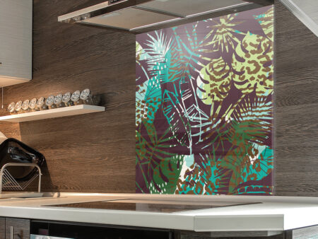 Leaf Animal Print Splashback