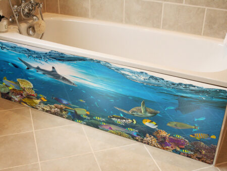 Marine Life Glass Panel