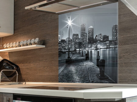Night City Lamp Splashback
