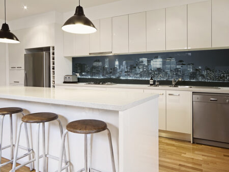 Night City Skyline Splashback