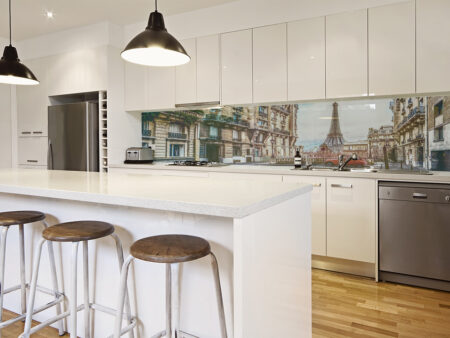 Paris France City Scene Splashback