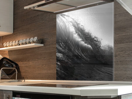 Black & White Wave Splashback