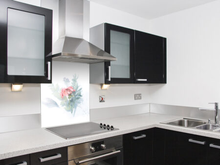 Floral Water Colour Splashback