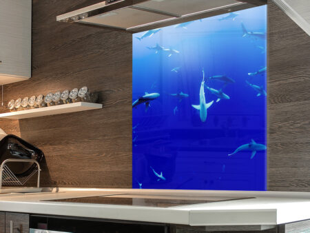 Shark Grouping Printed Splashback