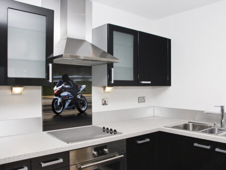 Sports Bike Hob Splashback