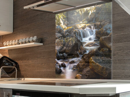 Stream Over Rocks Splashback