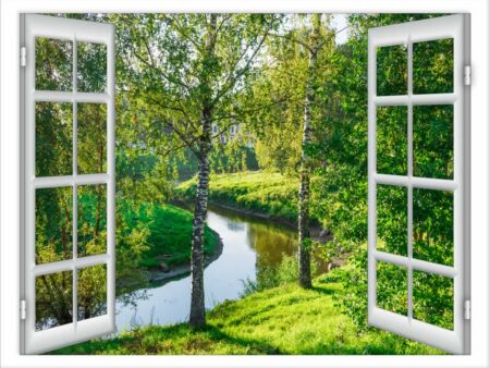 River Window Splashback