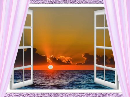 Ocean Sunset Splashback