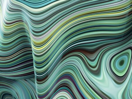 3D Green Abstract