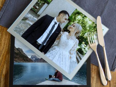 Personalised Glass Photo Placemats (4 pack)