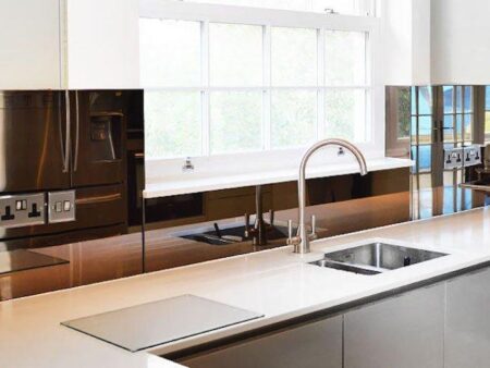 Bronze Mirror Splashback